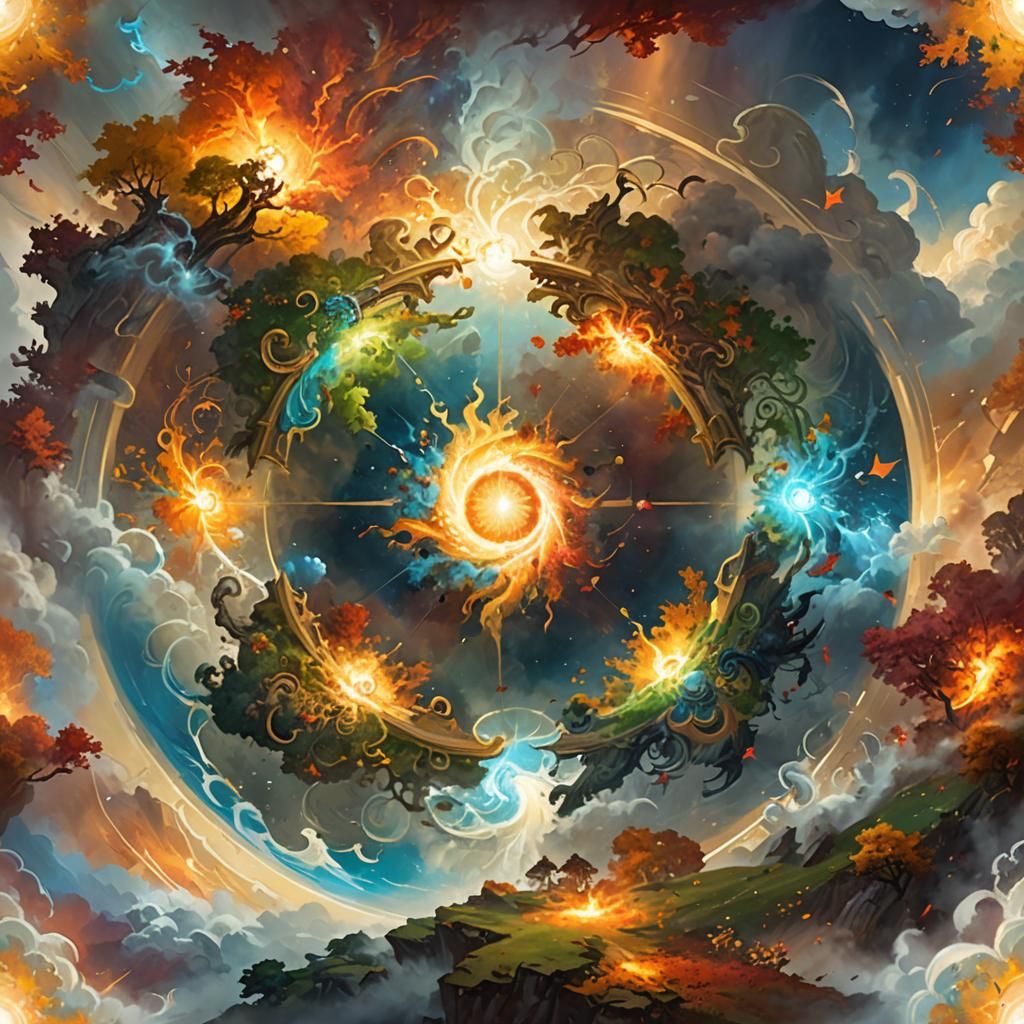 Four Seasons Earth: Fantasy Concept Art