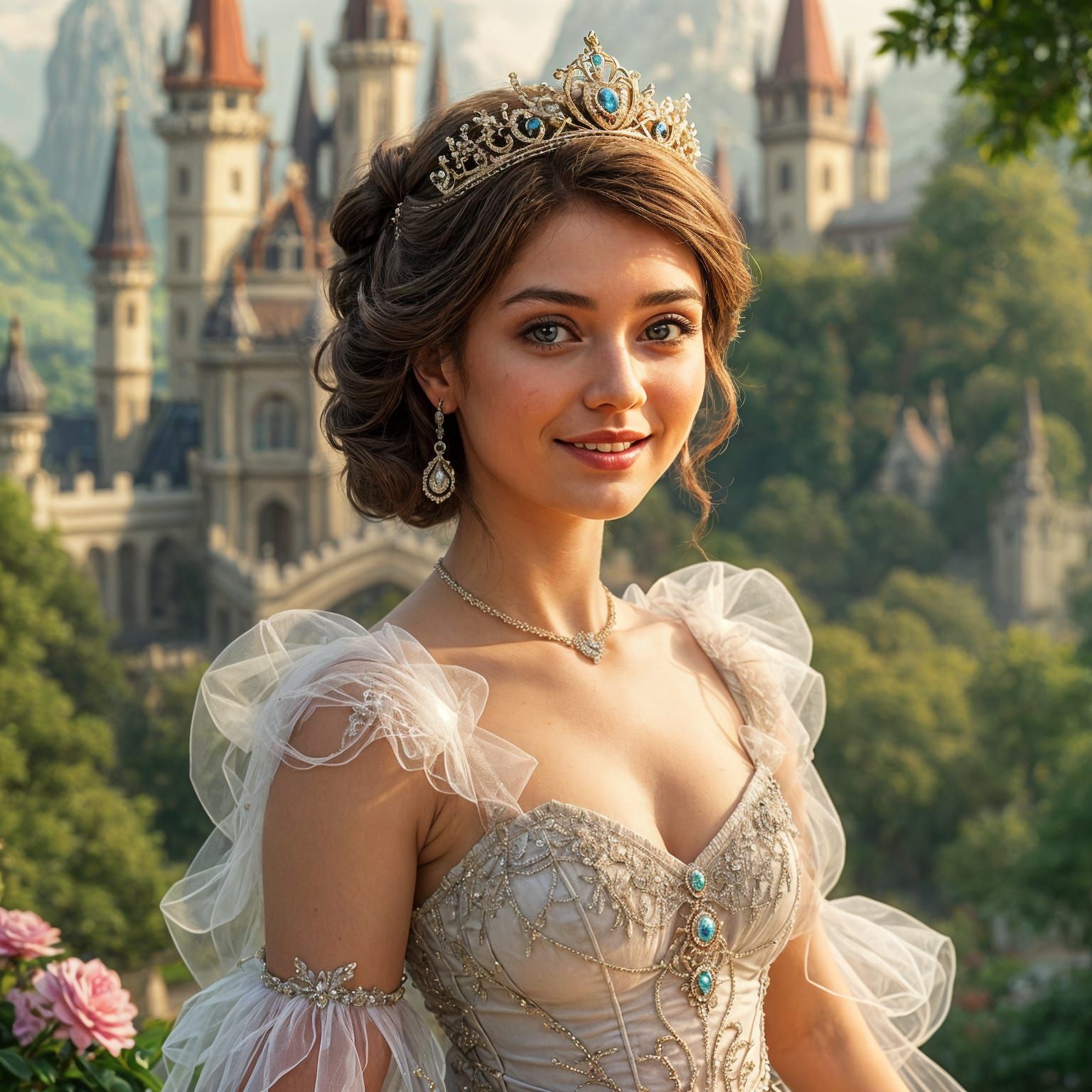 Breathtakingly Beautiful Princess in Hyper Realistic 8K