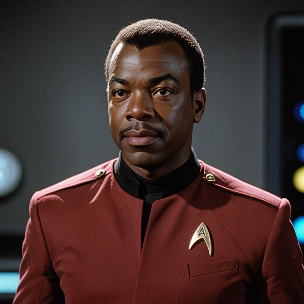 LaVar Burton as Geordi LaForge in Star Trek: The Next Genera...
