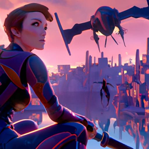 Kate Bishop Pin-Up in Mark Brooks Style