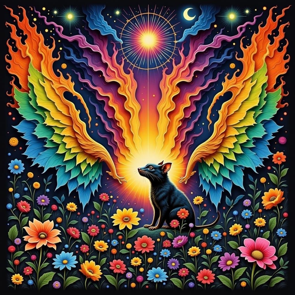 AI Generated Image from Rat Salad Flux LoRA