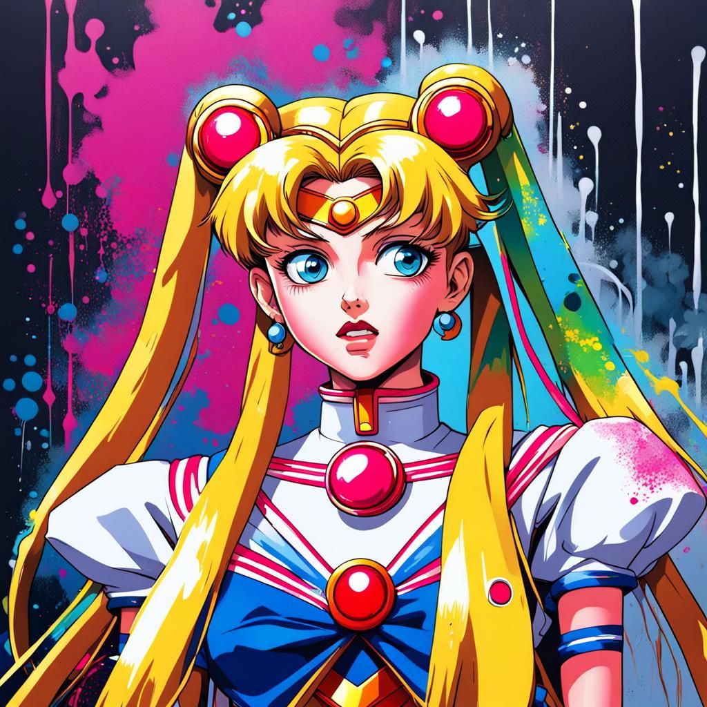 Sailor Moon as an ai  robot