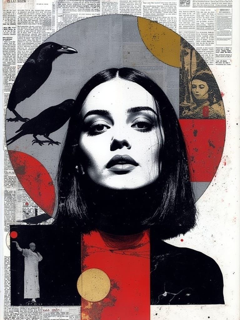 Carmen Dell’Orrifice in Picasso-esque Fashion Sketch