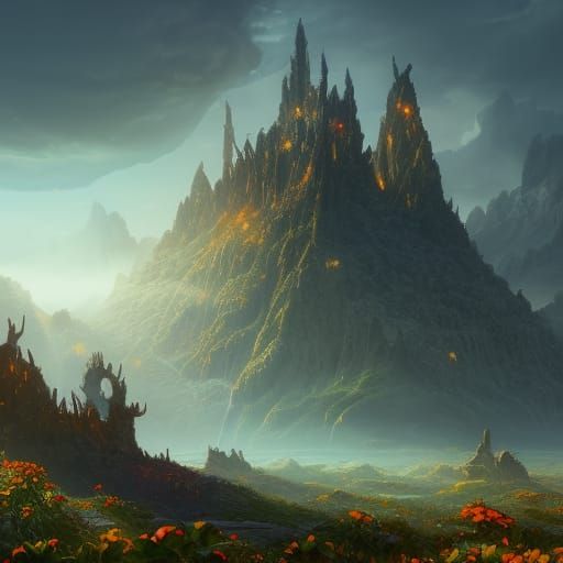 Beautiful Sunshine: Detailed Matte Painting