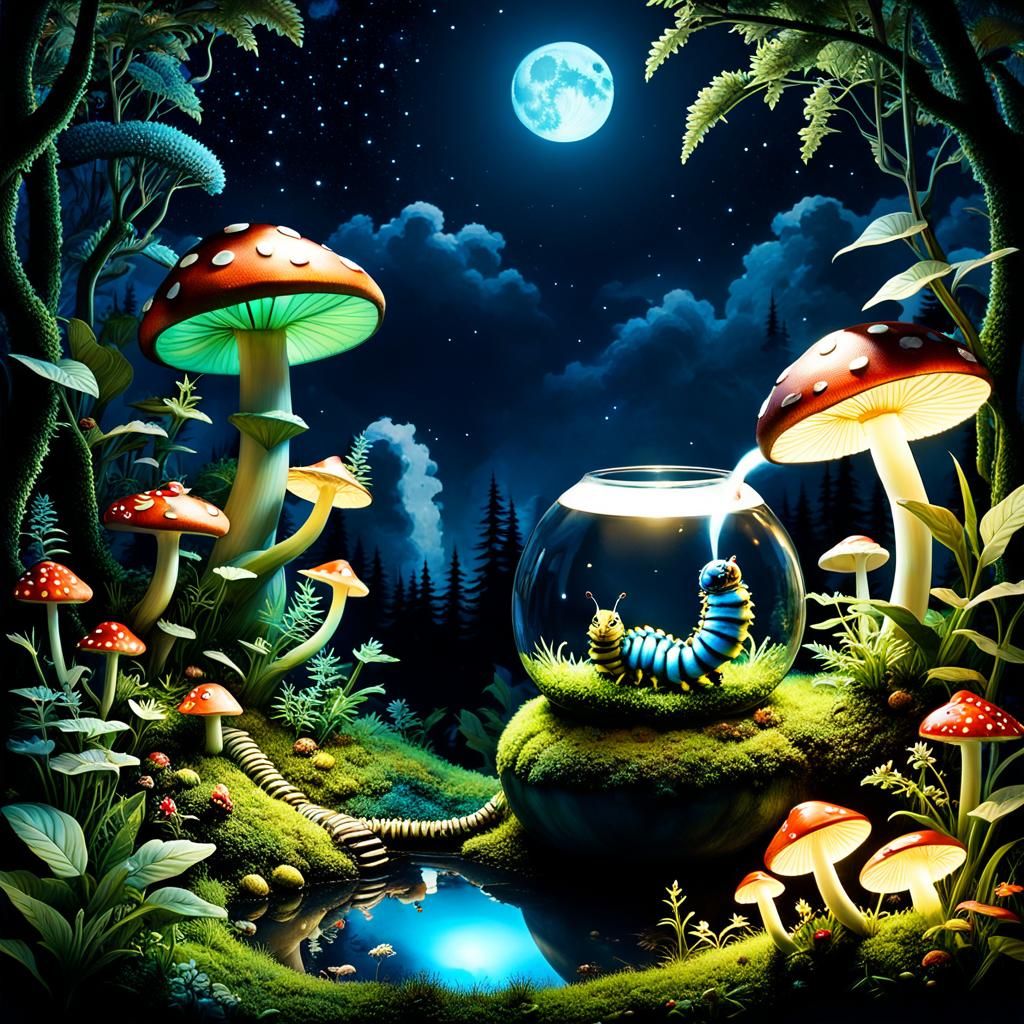 Can't be glum when you have a light on your bum🤭🥀