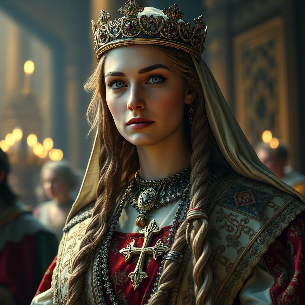 Princess Olga of Kievan Rus, Saintly Ruler in Digital Matte ...