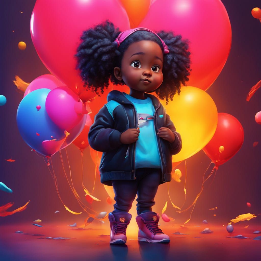 Vibrant Street Art Celebrating Balloon Ascension Day