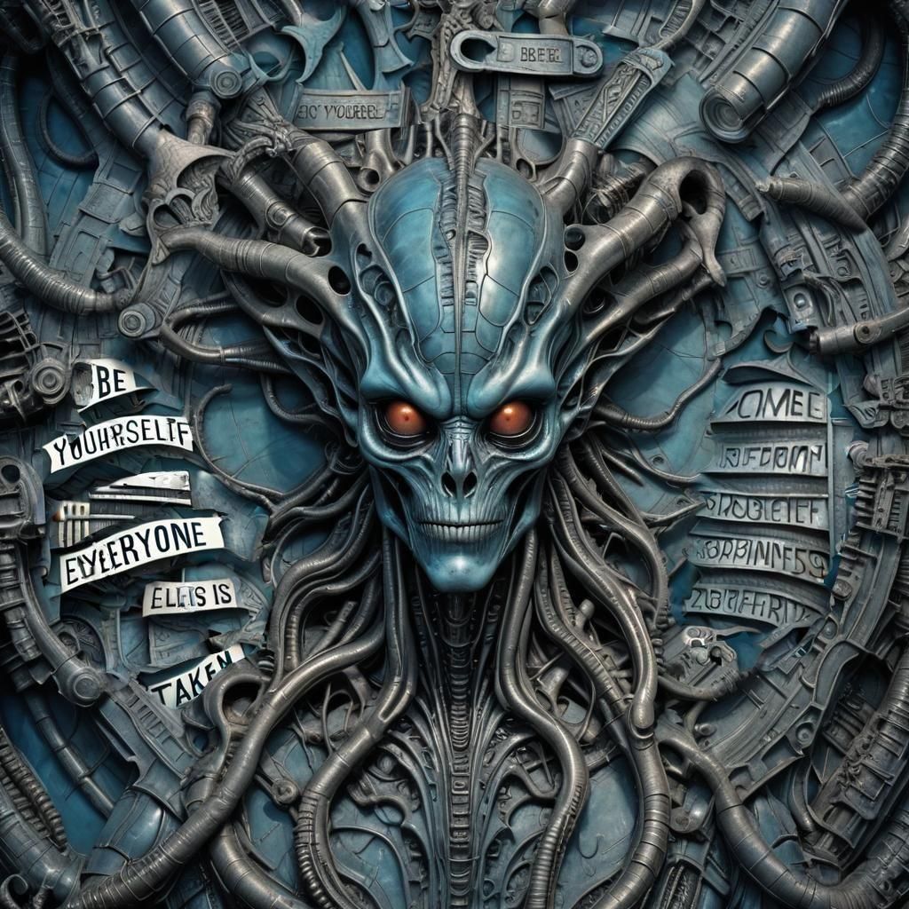 White Alien Figure Wires