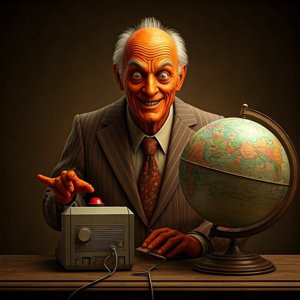 Retro-Futuristic Visionary with a Taste for Adventure