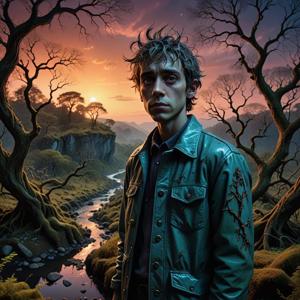 A Whimsical Teenager Embarks on a Magical Journey in a Tim B...