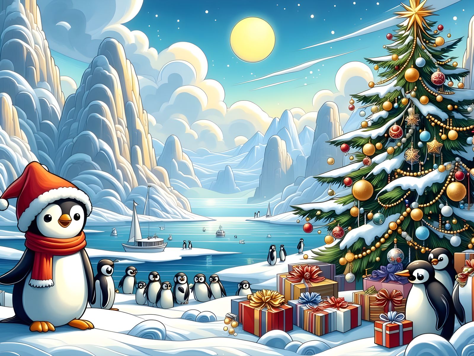 Big, fat, fluffy emperor penguin chick 1