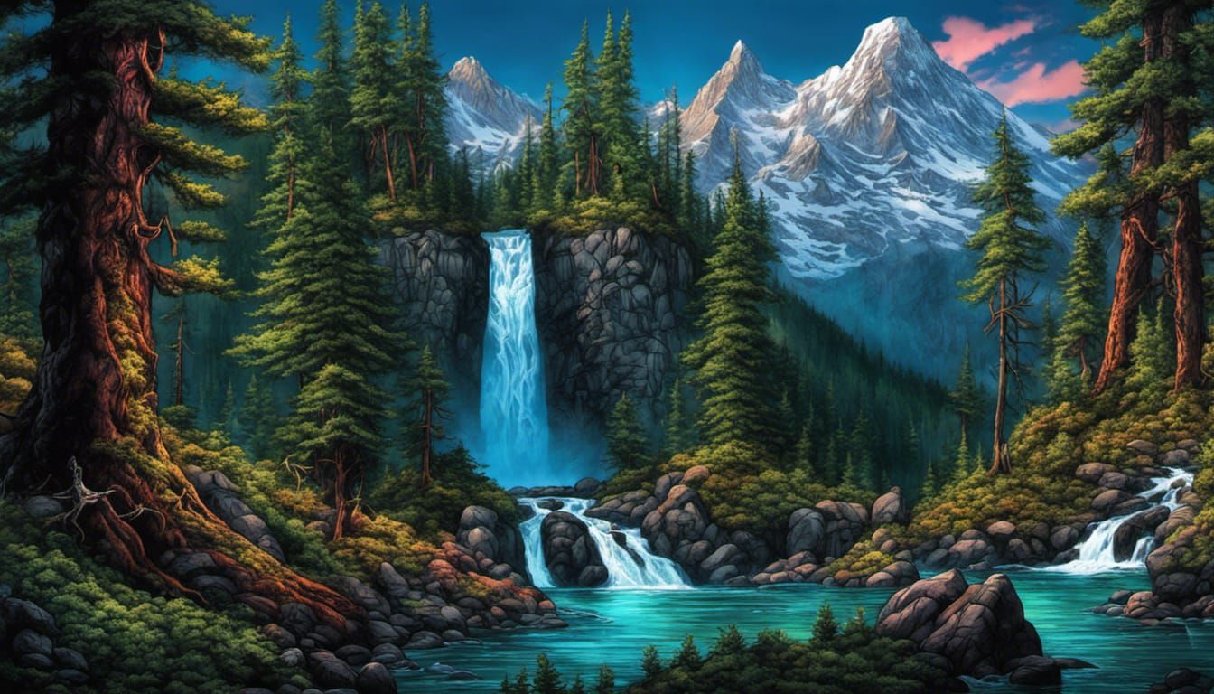 Epic Mountain Landscape