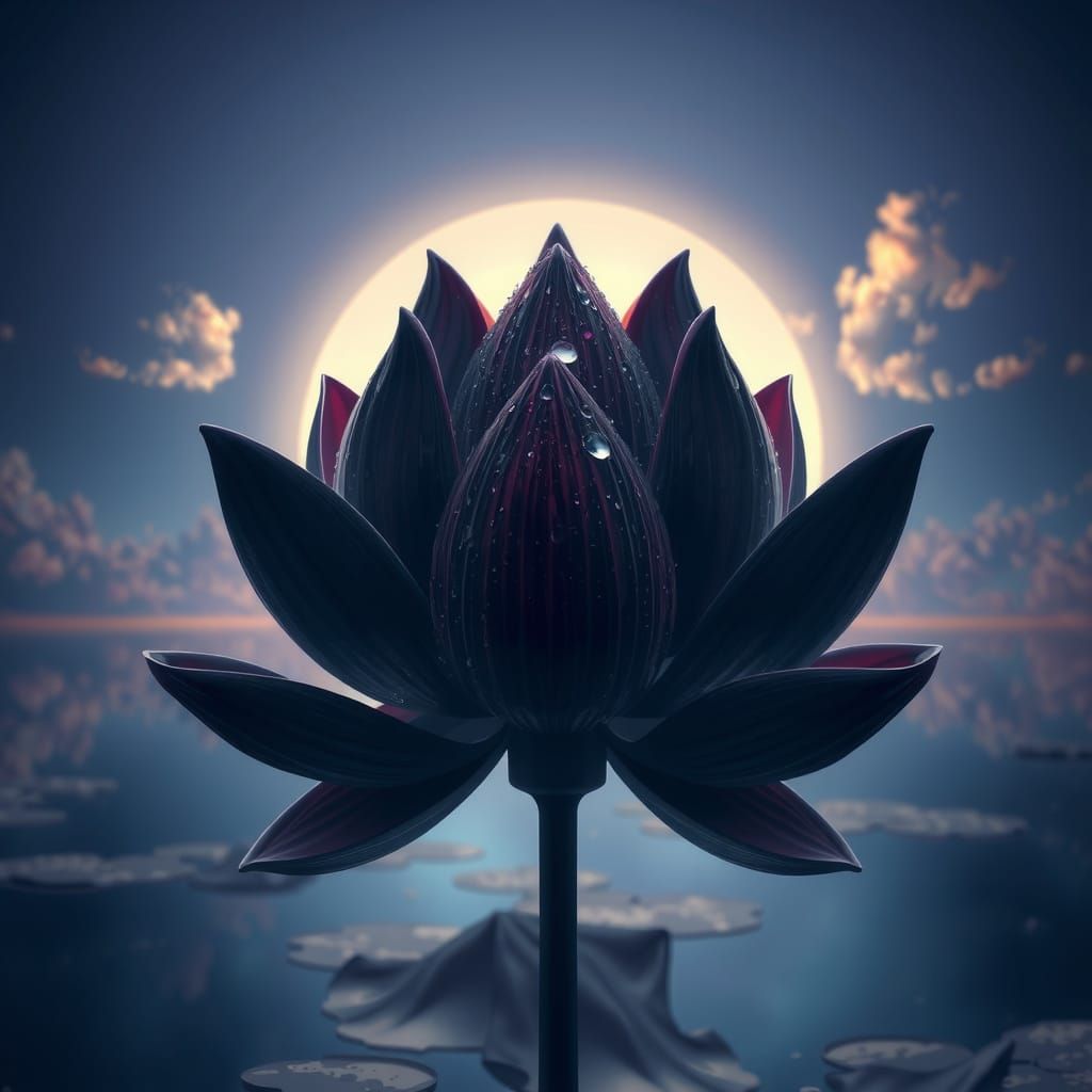 black lotus emoji