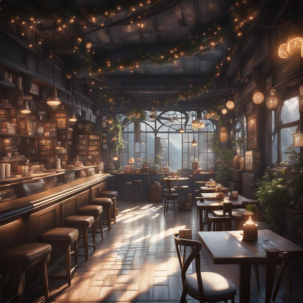 Achromatic Cozy Study Cafe in Seoul