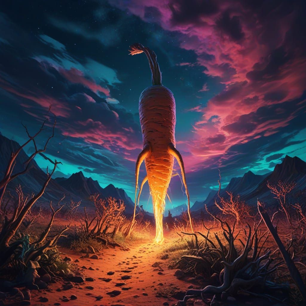 Surreal Cosmic Invasion by Psychedelic Carrot