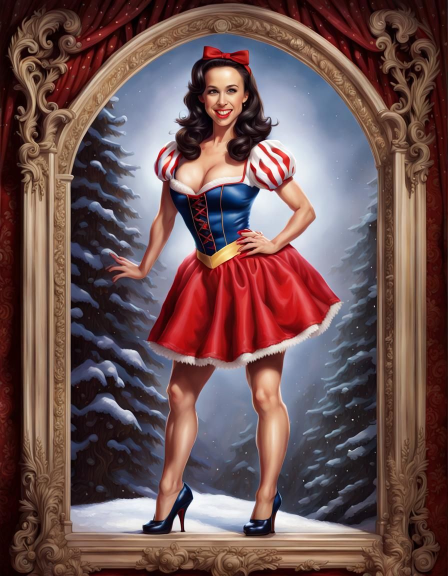 Snow White Pin-Up Portrait