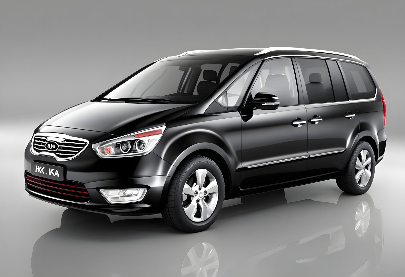 Kia Galaxy MPV in 3D Render