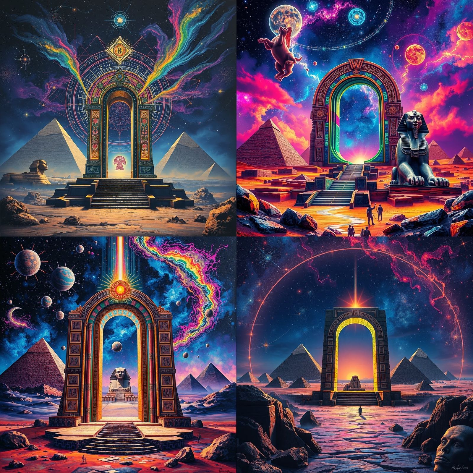 Cosmic Stargate Portal to Another Reality