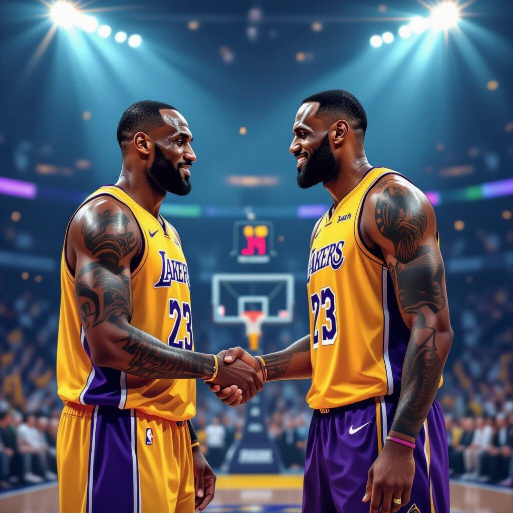 Kobe and LeBron's Respectful Championship Handshake