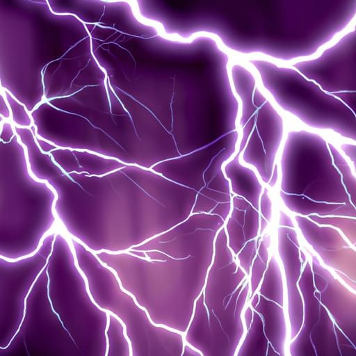 Purple Electricity in Expressionist Geometric Abstraction