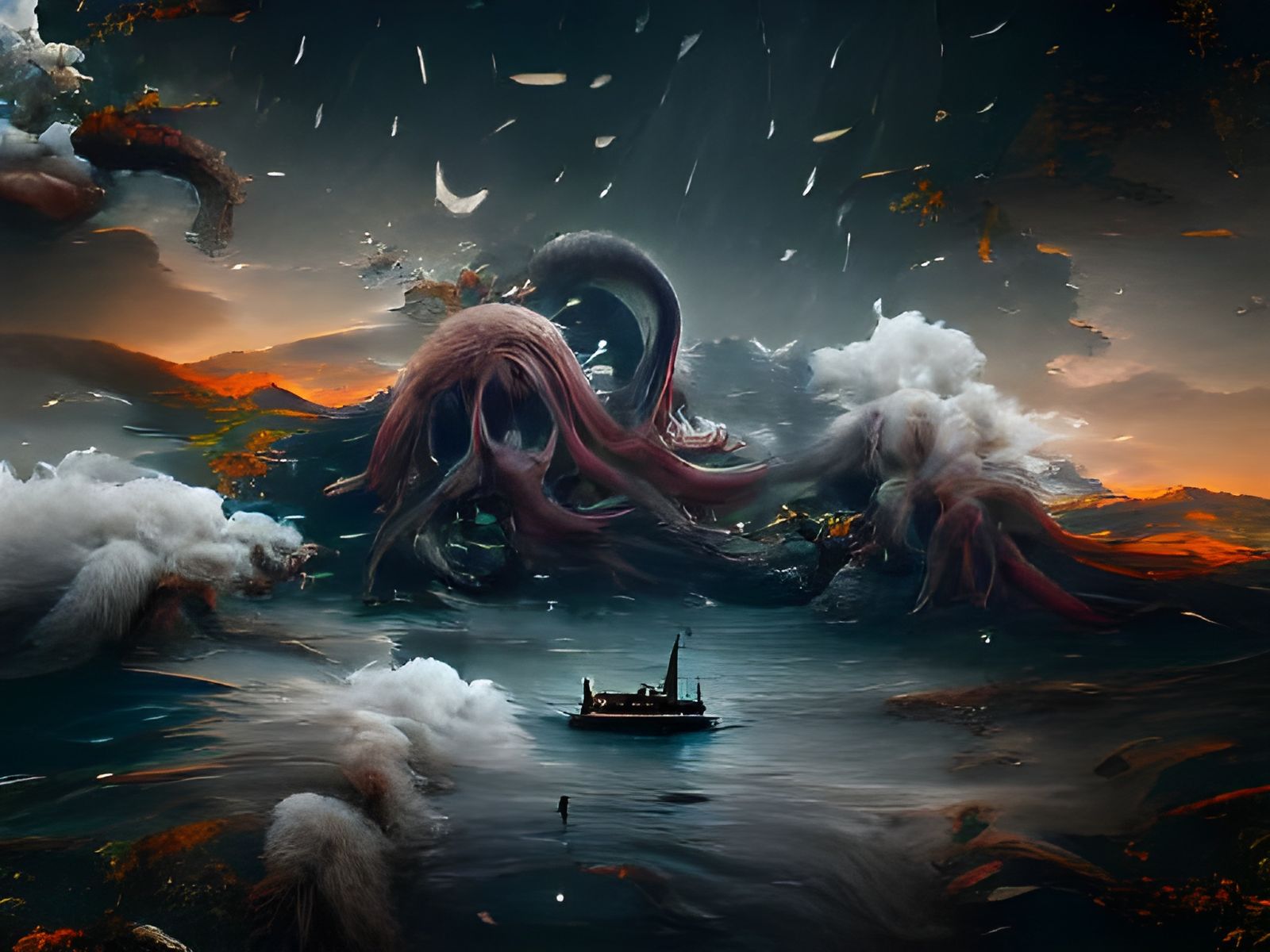 Ominous Fairytale: Release the Kraken in 8k
