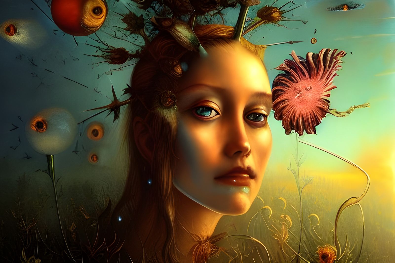 Surreal Summertime Sadness Digital Illustration