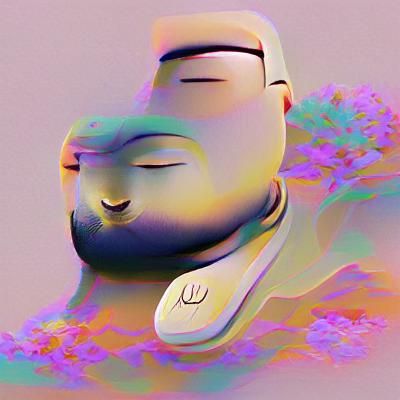 Zen Image Generated from Simple Prompt