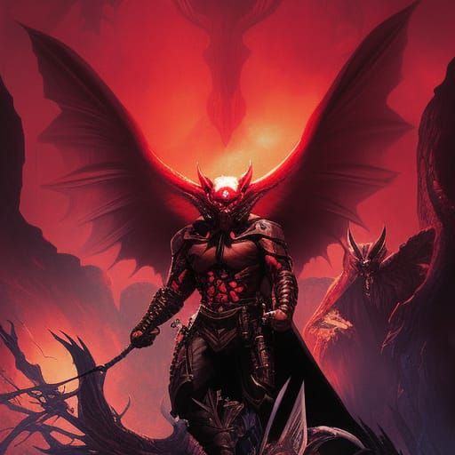 Demonic Machine Code in Dark Academia Concept Art