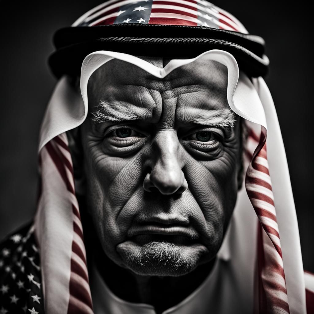 Trump Confronts 10000-Man Army in Desert