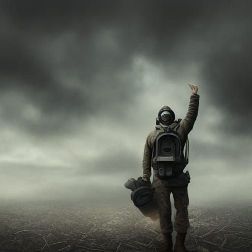 Post-Apocalyptic Wasteland: Cinematic Digital Matte Painting