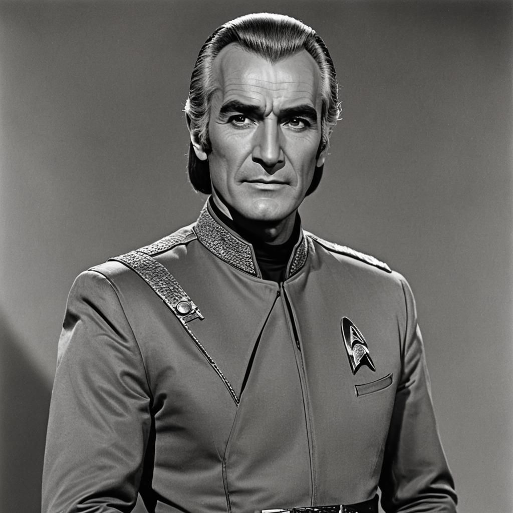 Charismatic Sci-Fi Leader Portrait