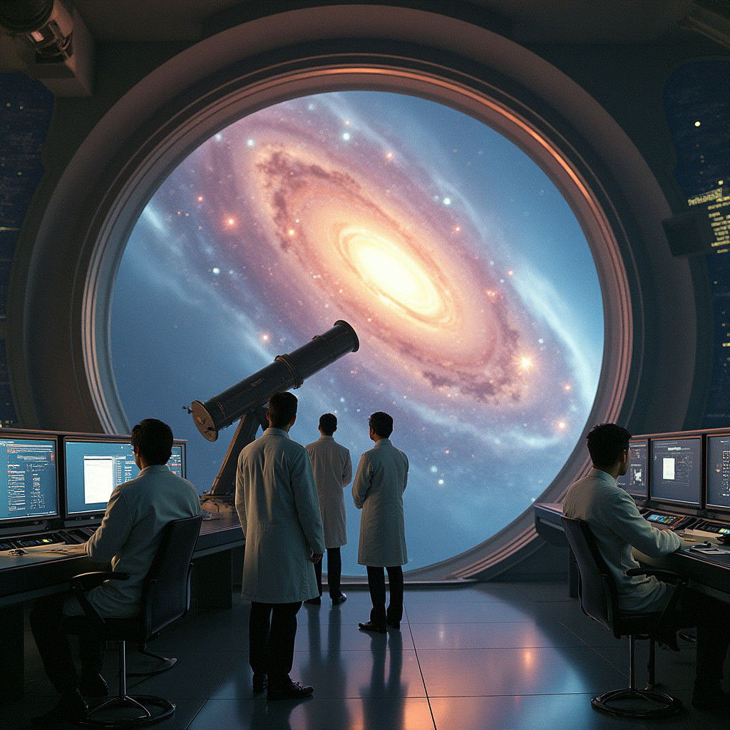 Astronomers Observe Cosmic Event in Space Observatory