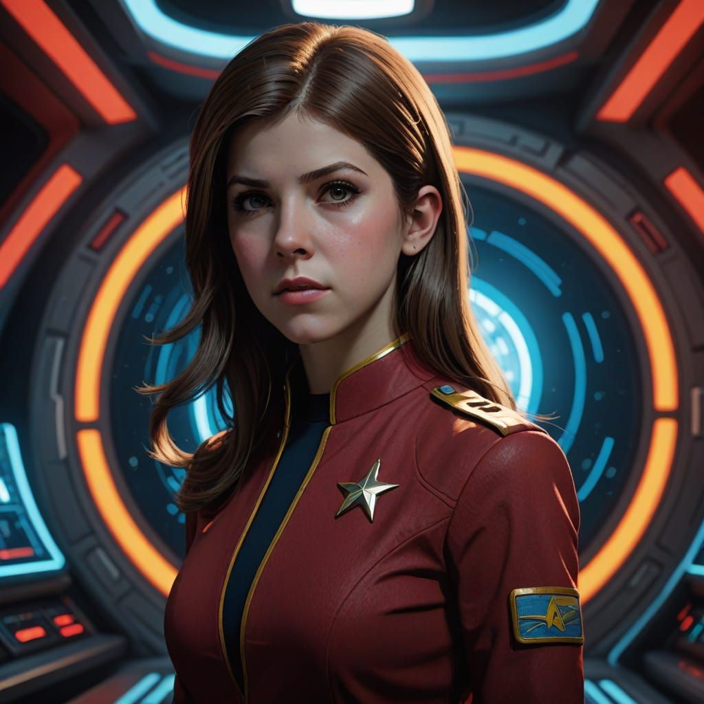 Anna Kendrick as Starfleet Officer in 1960s-Style Star Trek ...