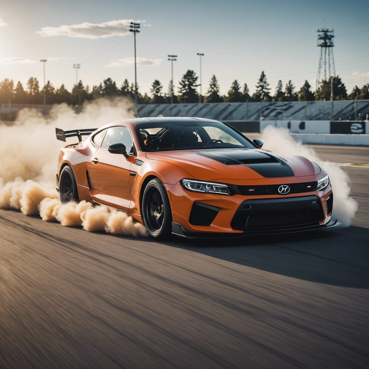 Futuristic Car Drifting: A Vision of Speed