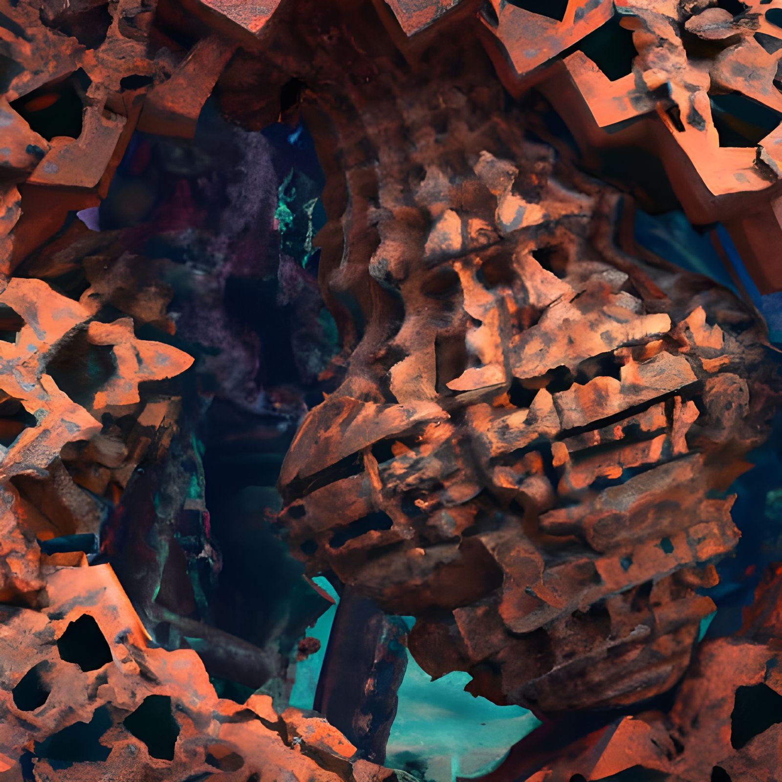 Escher's Fractal Dreamscape: An 8k Vision