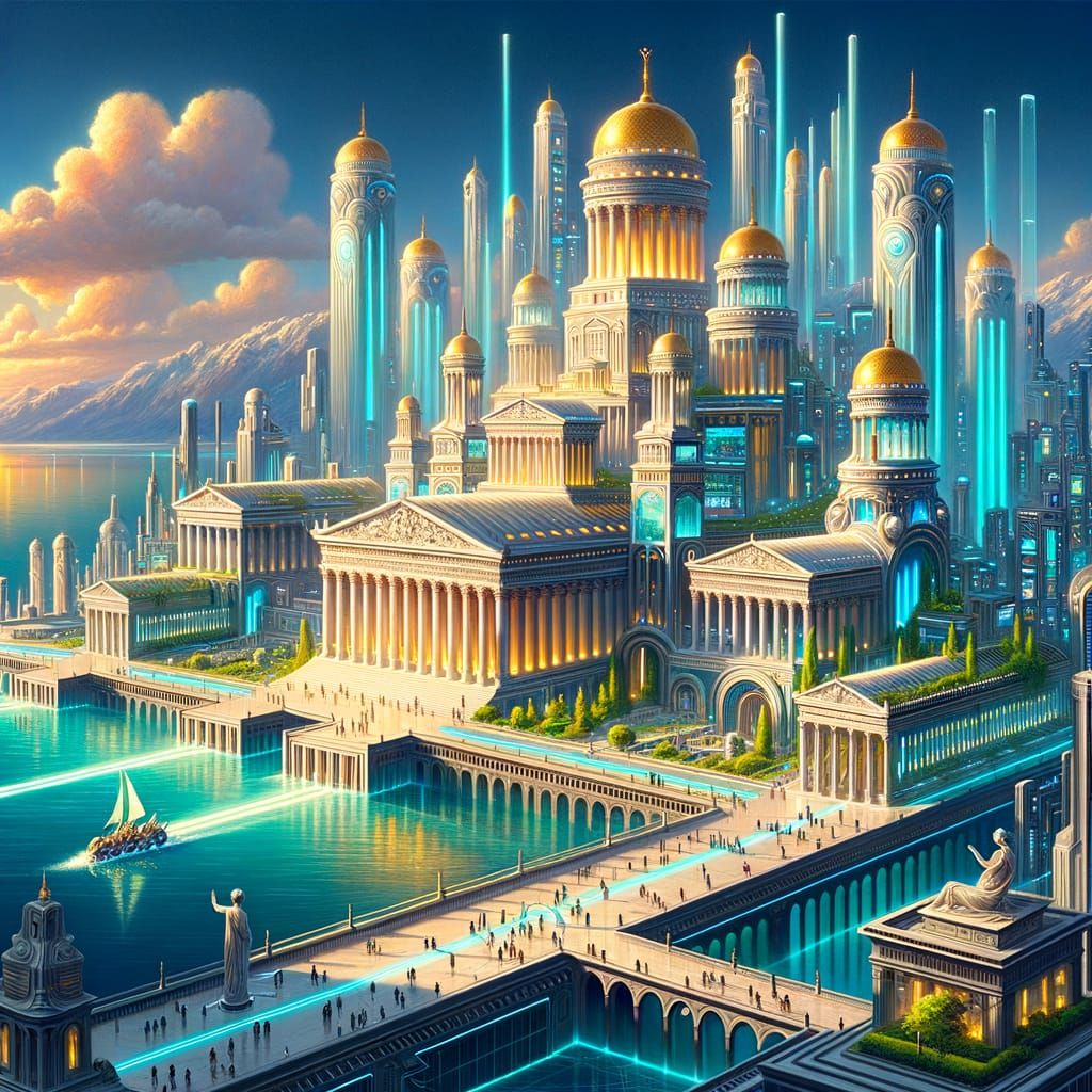 Ethereal Metropolis Blends Ancient Greek Sophistication with...