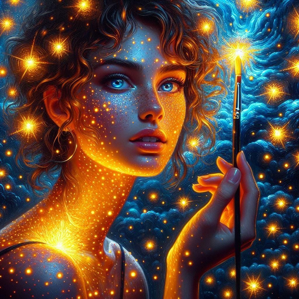 Make-up made of stars 💫