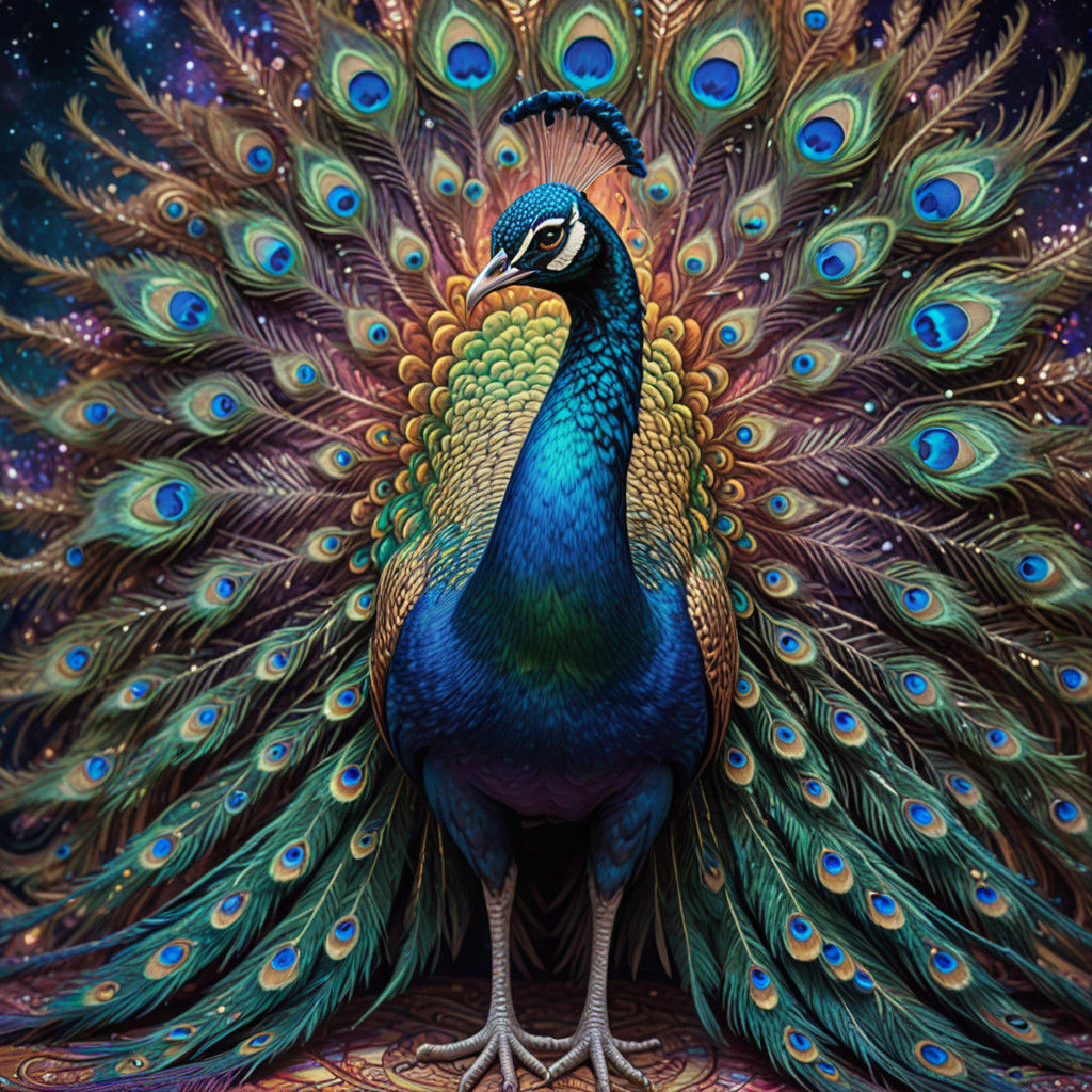 Surreal Divine Mandala Art