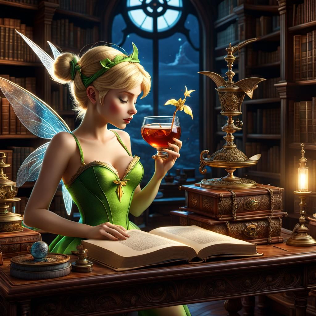 Tinkerbell found Hook's treasure