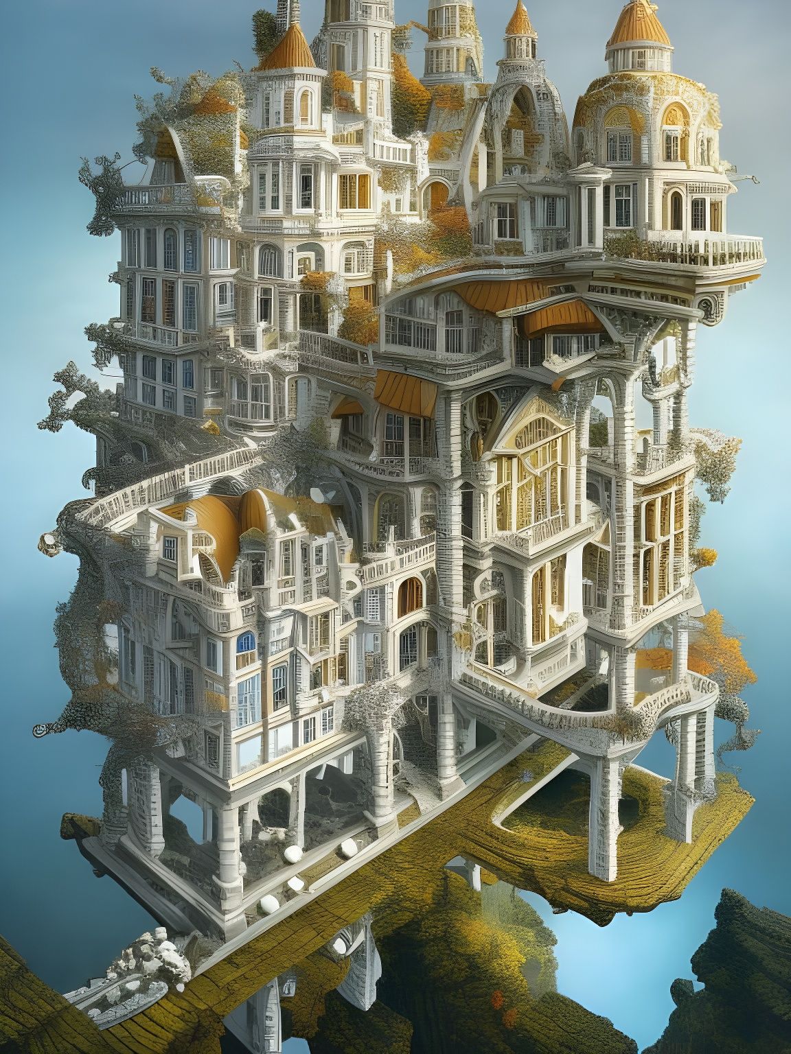 M. C. Escher castle manor