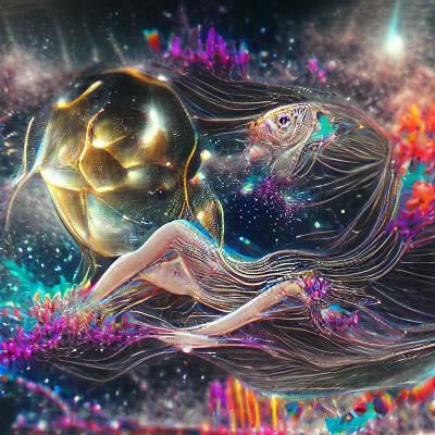 Holographic Astral Gala Illustration by Pablo Amaringo