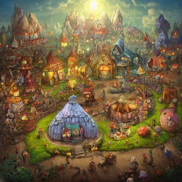 Gnome Village at the Imaginarium Fairgrounds