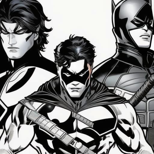 Nightwing and Red Hood: Brotherly Bonding Comic Art