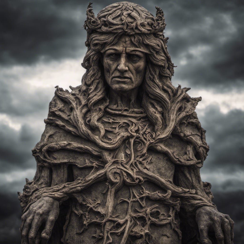 Hyperrealistic Biblical Watcher in High Definition