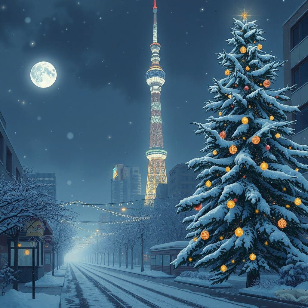 Christmas Nightscape in Tokyo