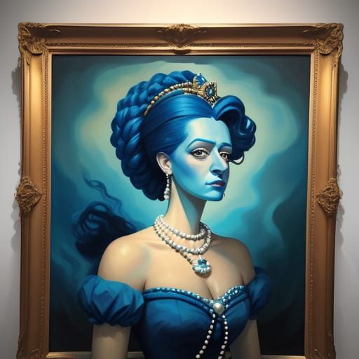 Surrealist Masterpiece: Dreamlike Lady of the Sea