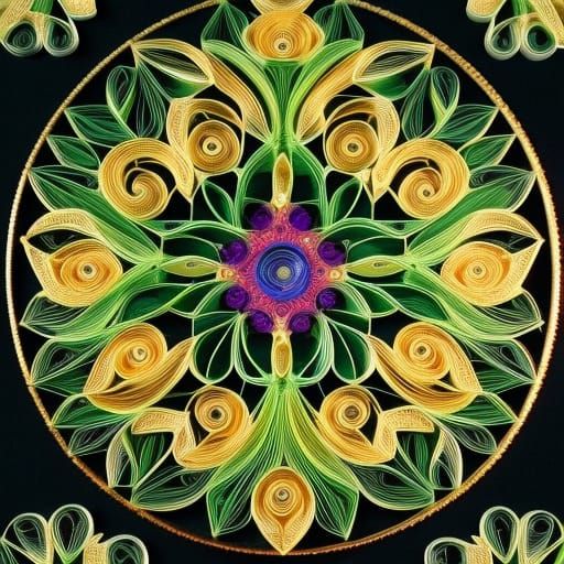 quilling mandala