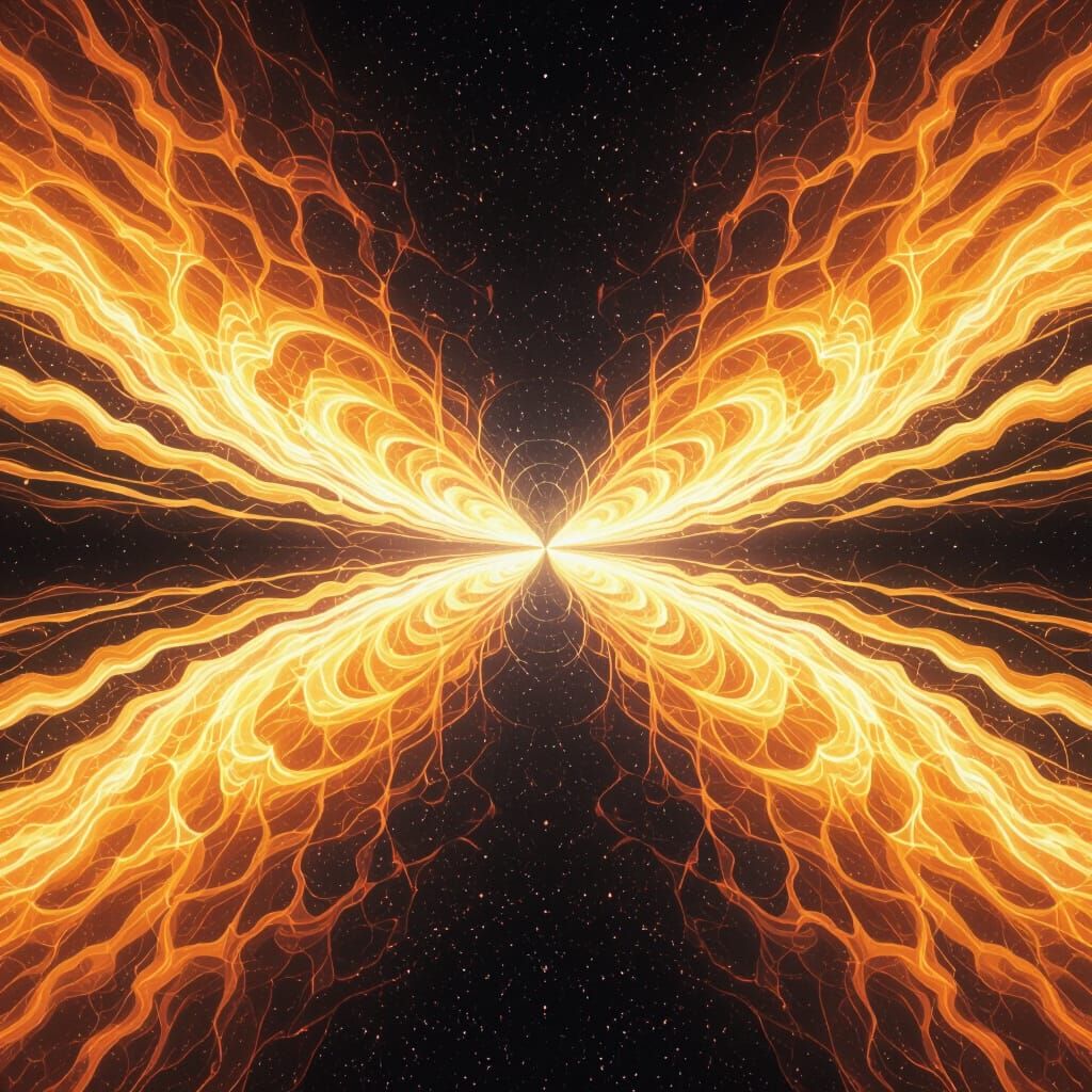 A singularity inverted into negative infinity