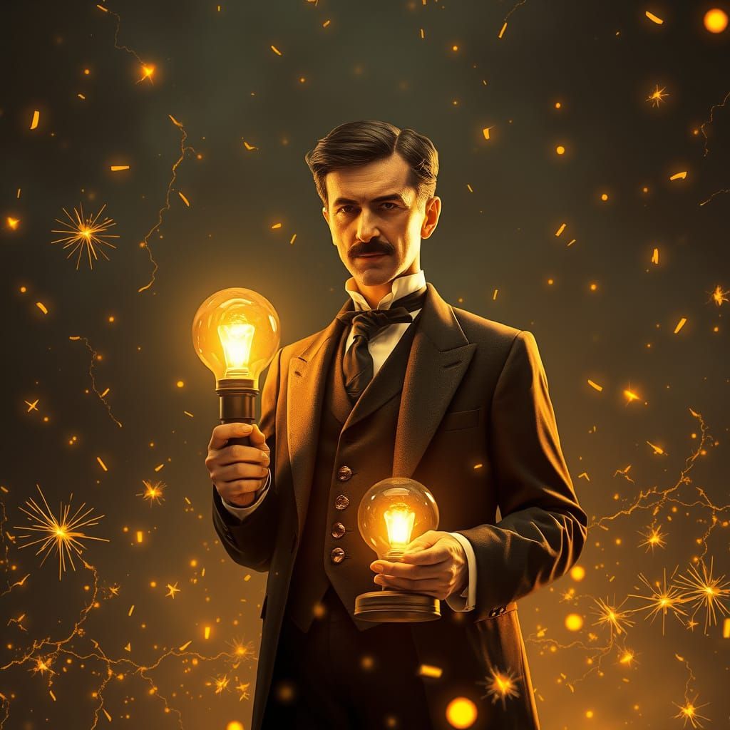 Nikola Tesla's Electrifying Discovery in a Retro-Futuristic ...