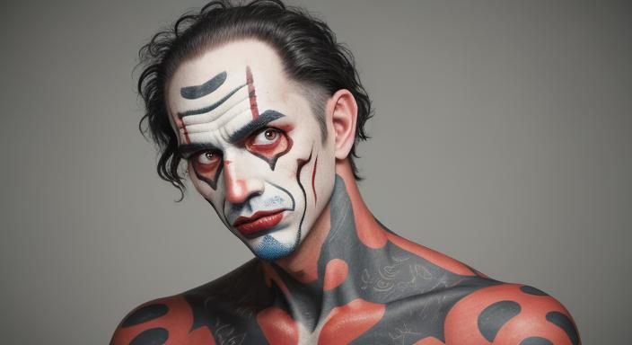 Two-Faced Man in Sideshow: Professional Photography